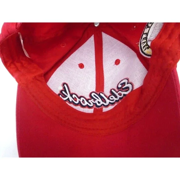 Edelbrock Adjustable Baseball Hat Cap Hot Rod Power Tour 2012 Red Hook & Loop - Picture 6 of 8